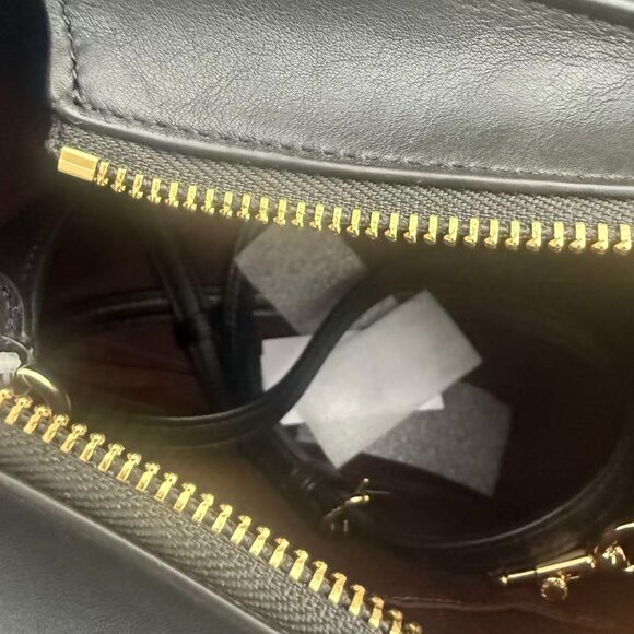 NWT Coach Maggie Small Tote Bag In Signature Leather CY670 IN BLACK - Picture 4 of 7